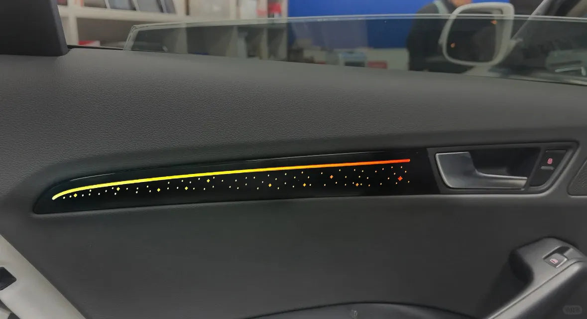 CRIS 64 Colors Star Sky Ambient Light for Audi A4 B8 A5 Q5 2010-2017 Atmosphere Lamps Rainbow Dynamic Symphony Auto Interior Lighting