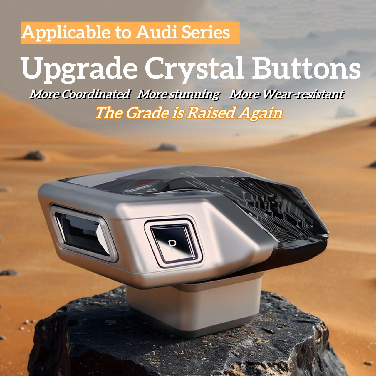 CRIS Yacht Style Illuminated Gearshift Crystal Gear Levers Automatic Crystal Gear Handle Knob Lever for A6L/A6/A7/A7L/S6/S7/RS6/RS7