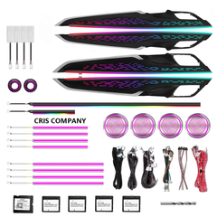 CRIS  for BMW X5 F15 X6 F16 Ambient Light Upgrade Colorful Galaxy Phantom Style Symphony LED Car Interior Ambient Light Kit