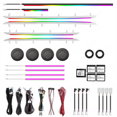 CRIS  64 Colors Dynamic Ambient Light for BMW 1 Series 2016-2023 F20 F40 Interior Lighting Upgrade Accessories