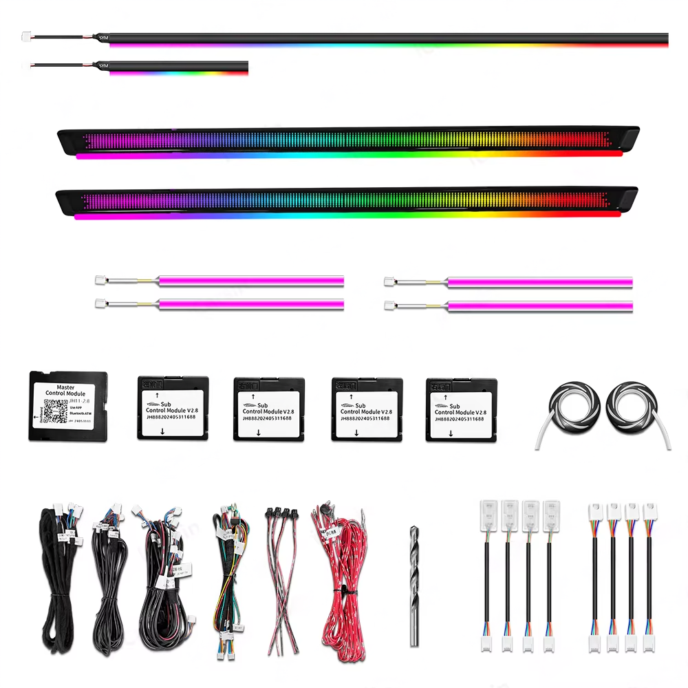 CRIS  256 Colors LED Car Interior Ambient Lighting for BMW 2 Series F22 F23 2014-2021 Atmosphere Strip Accessories Upgrade